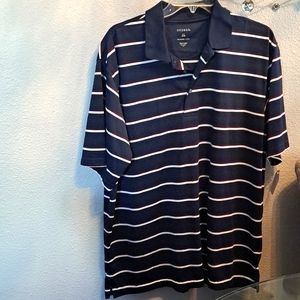 Men's stripped golf shirt
